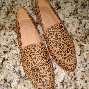 MADEWELL-Frances Loafer Mini Leopard Calf Hair-Size 7